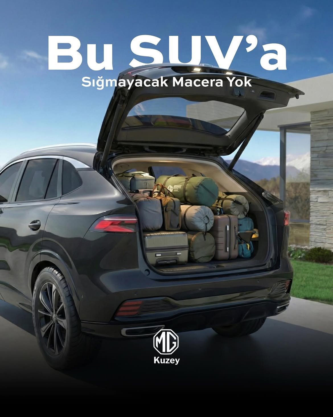MG HS geniş bagaj kreatifi