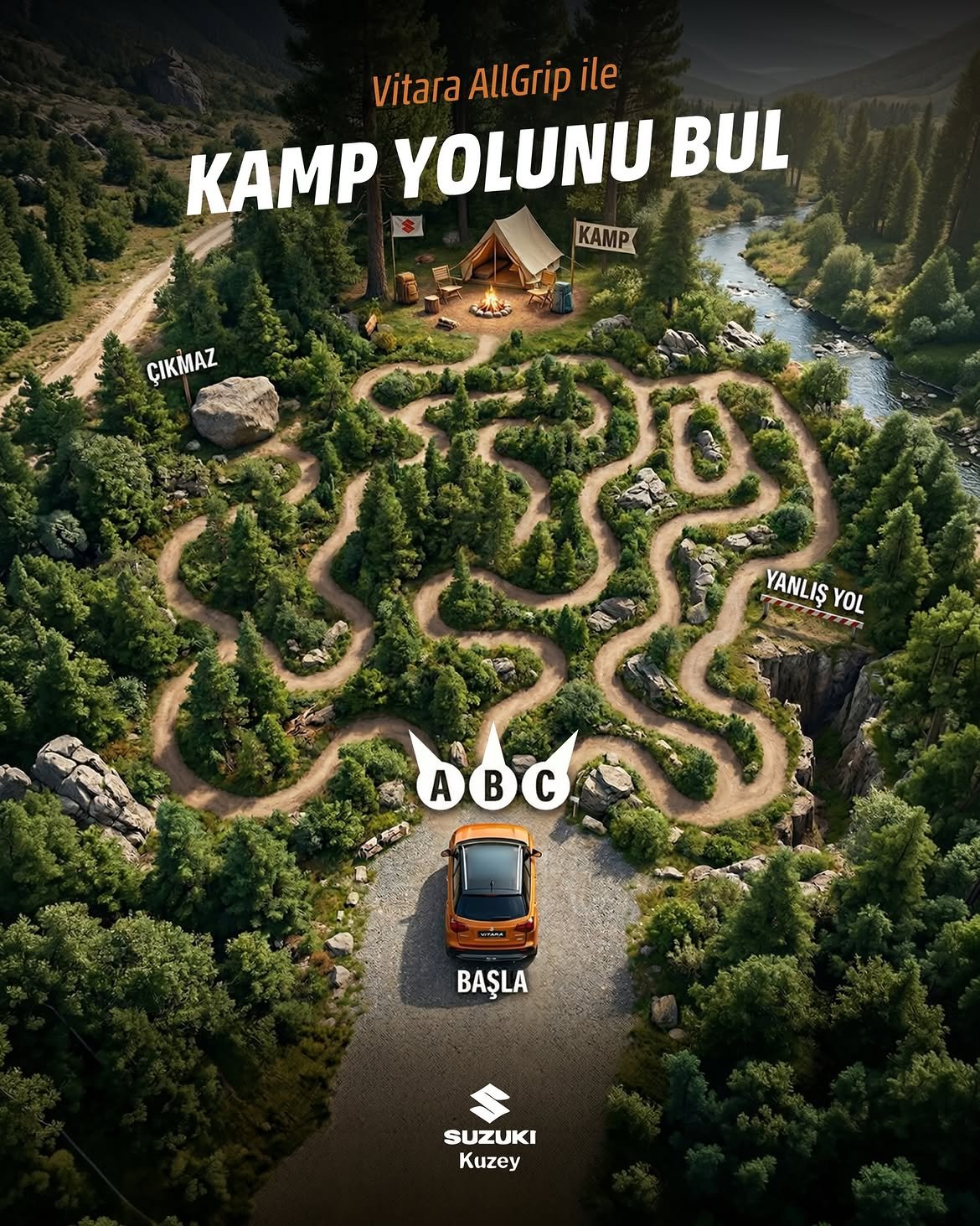 Suzuki Vitara AllGrip kamp kreatifi